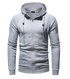 Hooded Cardigan Sweatshirt with Pockets