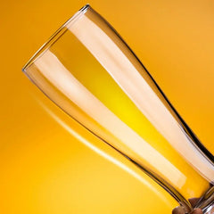 2pcs Large Glass Beer Mugs with Lead-Free Crystal