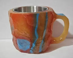 Resin Crystal Gemstone Coffee Mug – Mineral-Inspired Decorative Drinkware