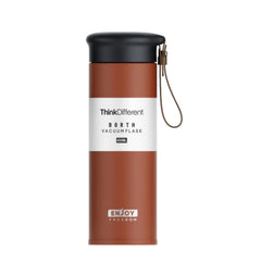 Bosi 450ml stainless steel insulated water bottle in black – double-wall vacuum design