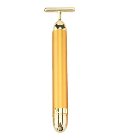 Facial Roller Massager with 24K Gold for Beauty