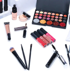 Women's makeup gift set packaged in a cosmetic box – ready to gift for birthdays or holidays