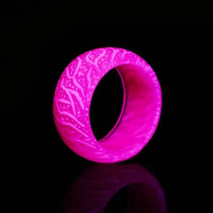 Forest Glow-in-the-Dark Crackle Jewelry Ring