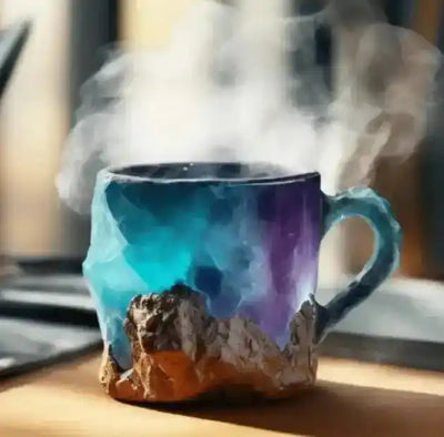 400ml Resin Crystal Mugs for Coffee and More
