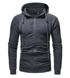 Hooded Cardigan Sweatshirt with Pockets