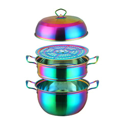 Double-Layer Stainless Steamer for Efficient Cooking